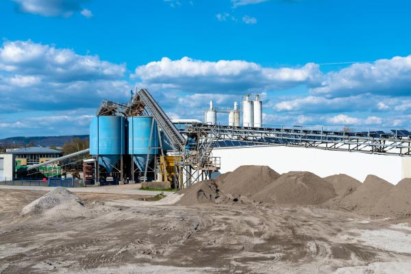 Cement production facility, industrial oils for cement manufacturing